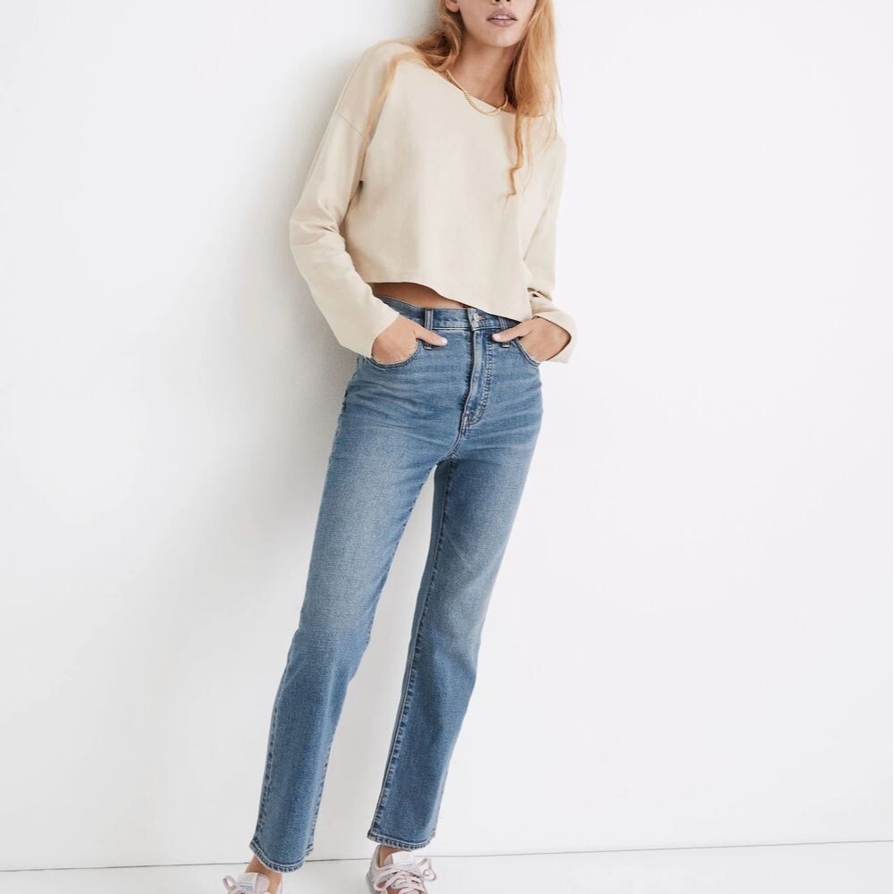 Madewell Slim Demi-Boot Jeans in Enright Wash 29